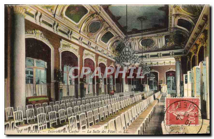 Vichy — Intérieur du Casino — La Salle des Fêtes — LL.