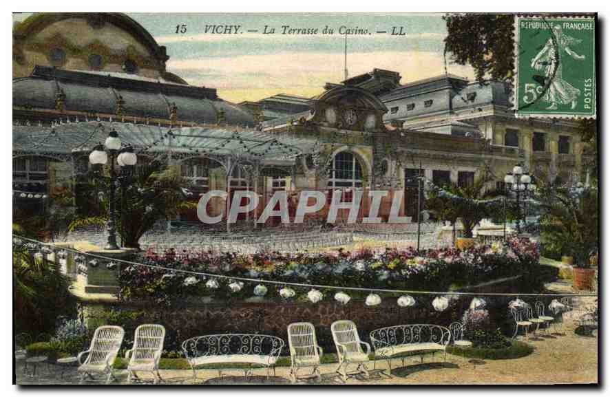 CPA Vichy La Terrasse du Casino 