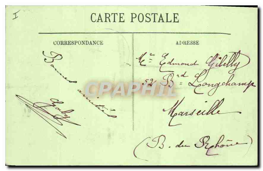 CPA Vichy Les Bords de l'Allier  — Verso
