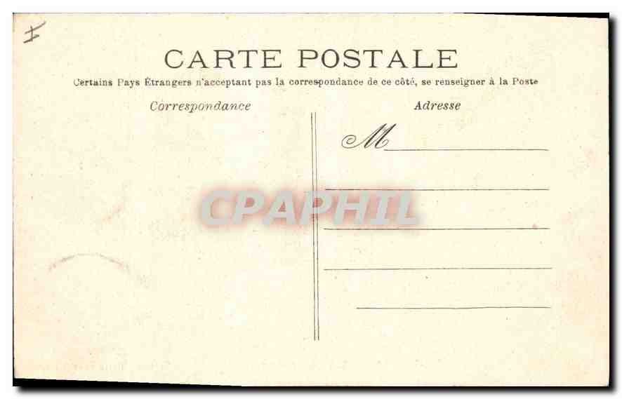 CPA Vichy La grande Allee  — Rückseite