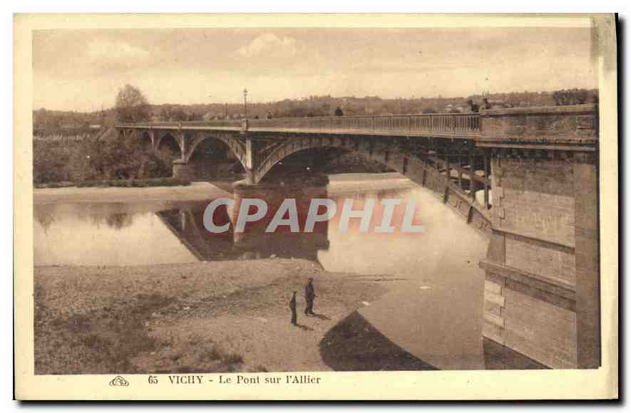 CPA Vichy Le Pont sur l'Allier 