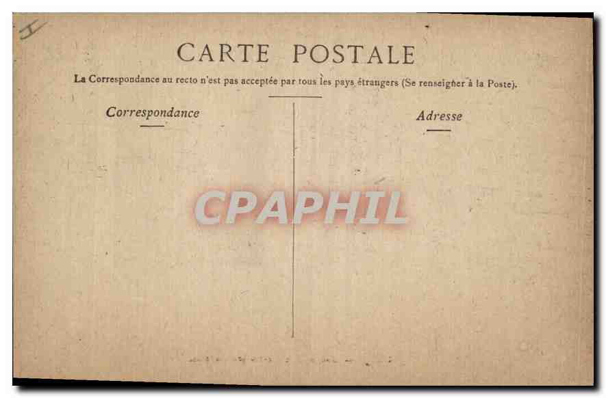 CPA Vichy Salle des fetes du Casino  — Verso