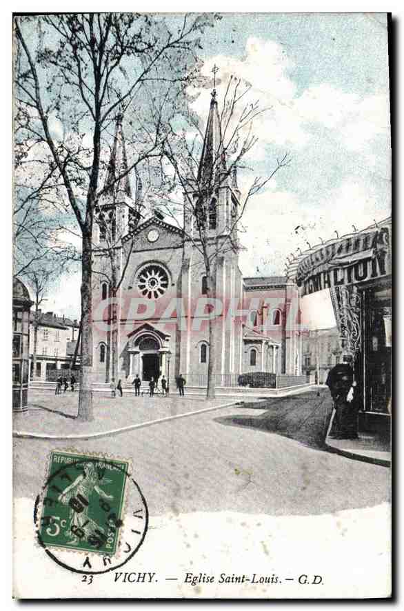Vichy — Église Saint-Louis — G.D. — éditeur G.D. n°23