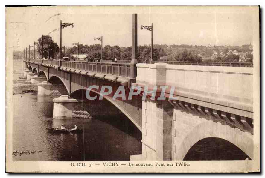 CPA Vichy Le nouveau Pont sur l'Allier 
