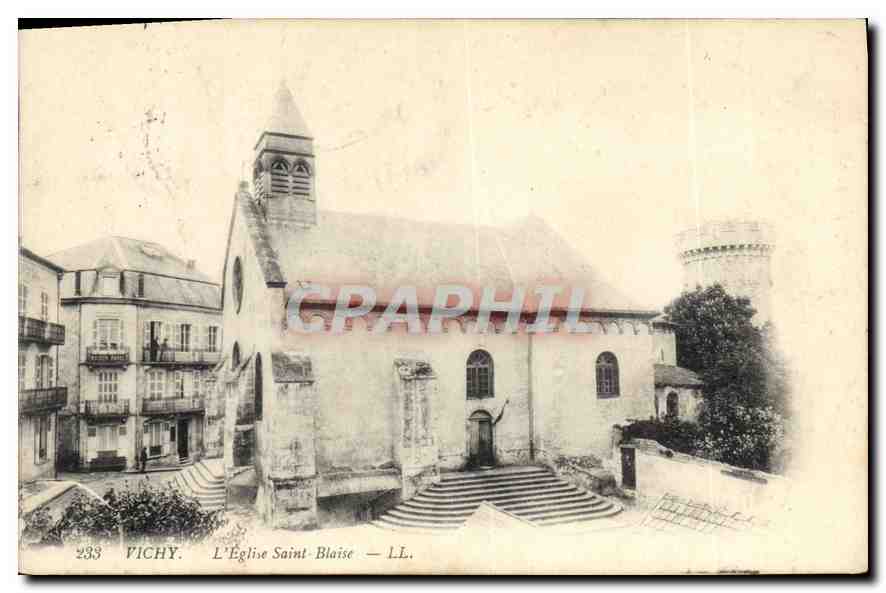 CPA Vichy L'Eglise St Blaise 