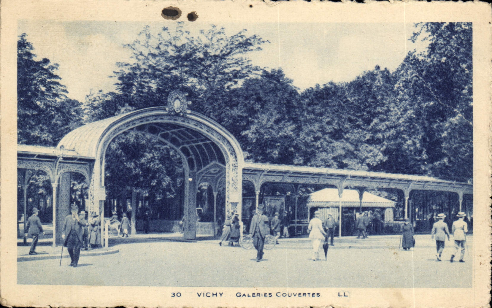 CPA Vichy Galeries Couvertes 