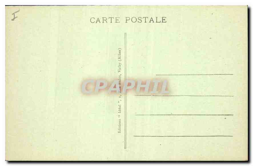 CPA Vichy Coin delicieux aux bords de l'Allier L'aviron — Rückseite