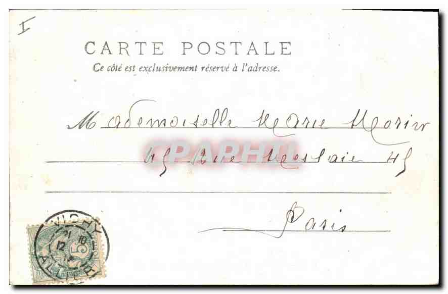 CPA Allier Vichy les Kiosques de l'ancien Parc  — Rückseite
