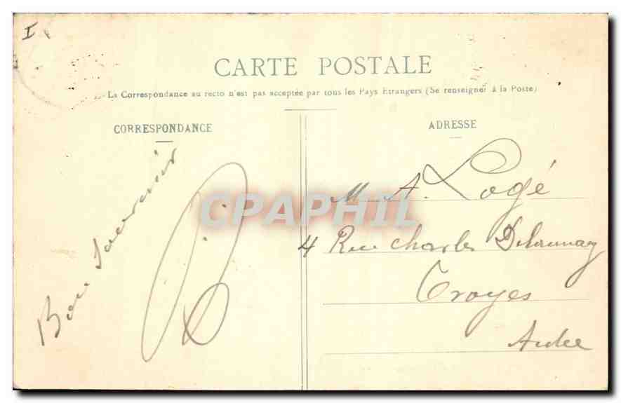 Vichy - Pavillon de Mme de Sévigné — Éditeur P. B., Vichy — Back