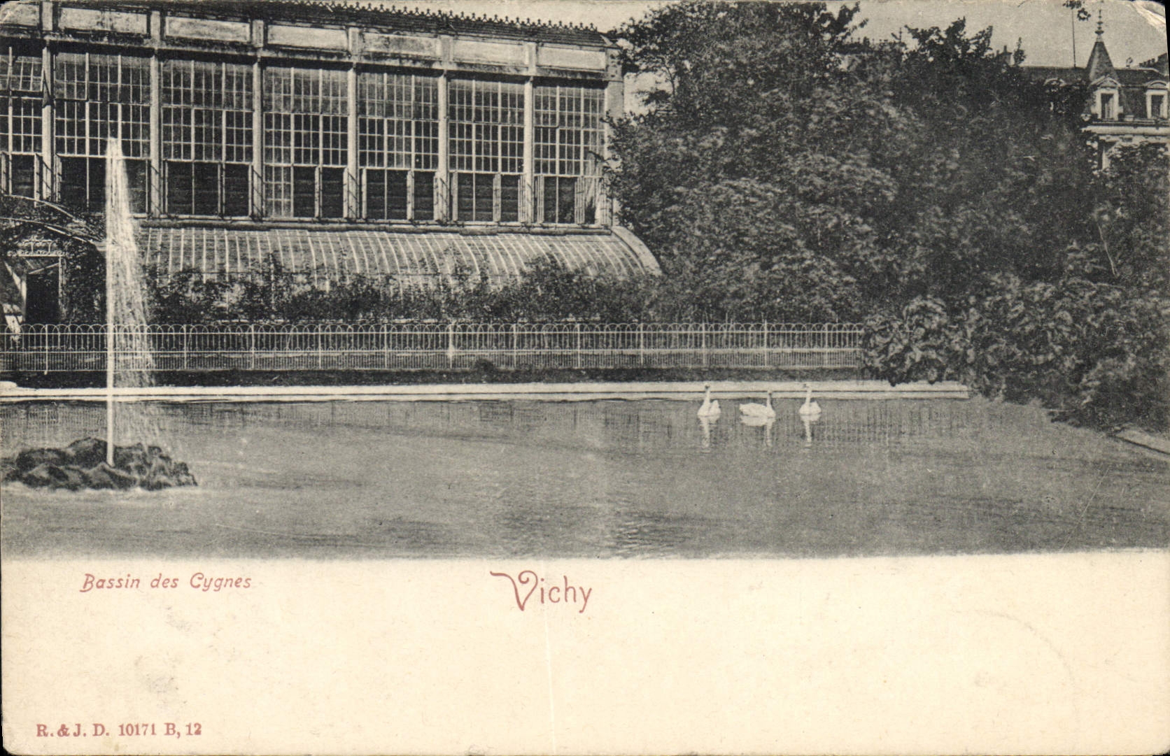 Bassin des Cygnes — Vichy — R.&J.D. 10171 B,12