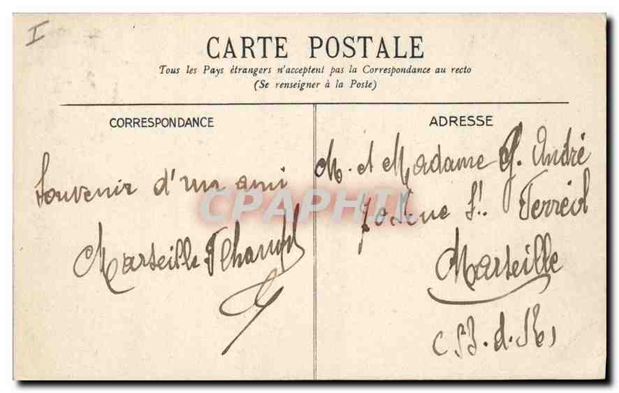 CPA Vichy Le Casino  — Rückseite