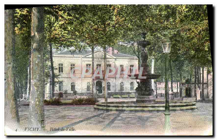 CPA Vichy Hotel de Ville 