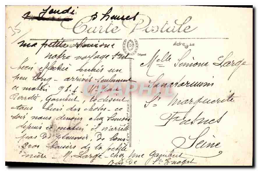 Dinard — Le « High Life » Casino — L'Heure du Bain — LL, n°90 — Rückseite