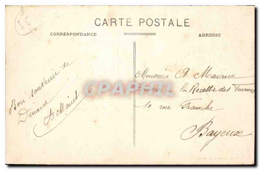 CPA Cote d'Emeraude Dinard Vue Generale  — Rückseite