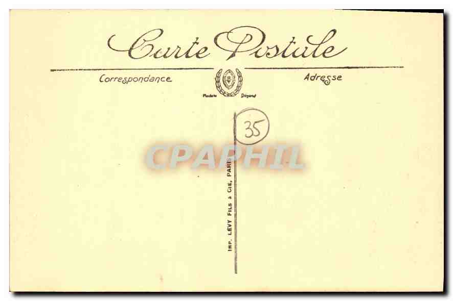 CPA Dinard Les Terrasses et la Pointe du Moulinet  — Rückseite