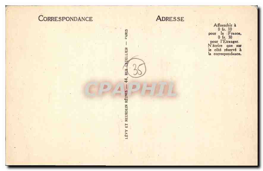 CPA Dinard La Malouine  — Rückseite