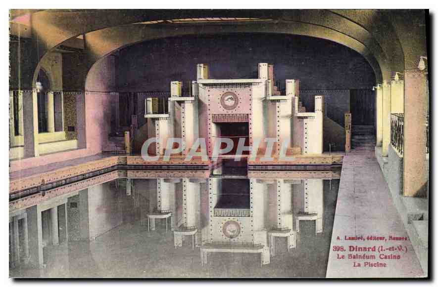 Le Bains Éum Casino — La Piscine — A. Lamiri, éditeur, Rennes