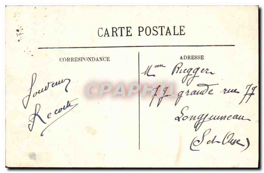 CPA Dinard La Plage et la Nouvelle Digue  — Rückseite