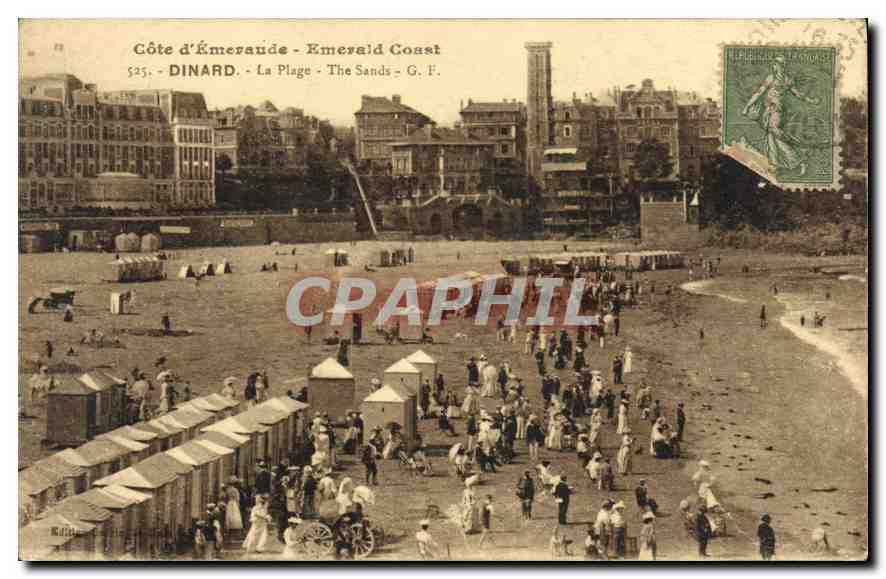 CPA Cote d'Emeraude Dinard La Plage 