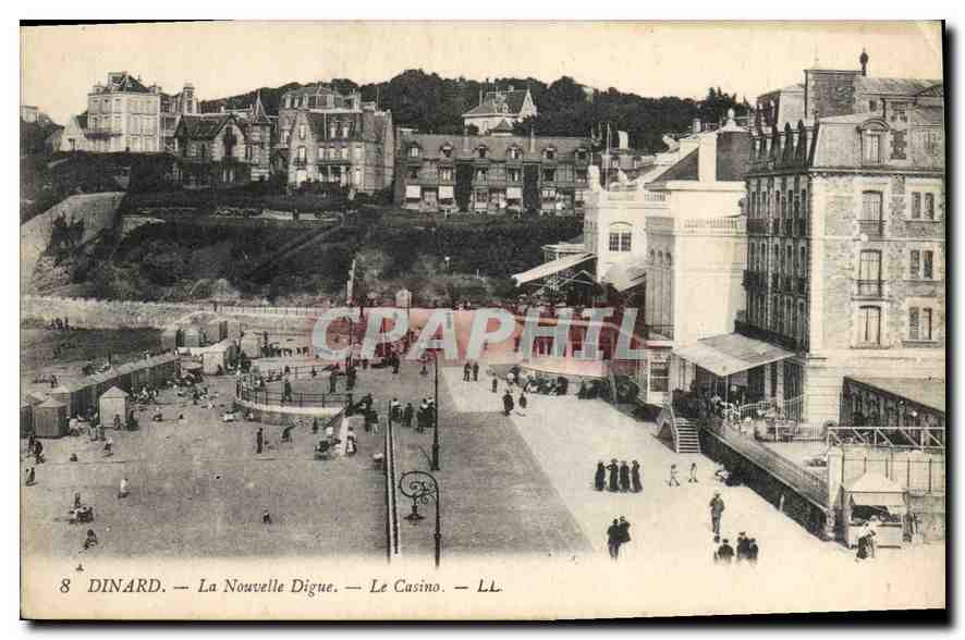 CPA Dinard La Nouvelle Digue Le Casino 