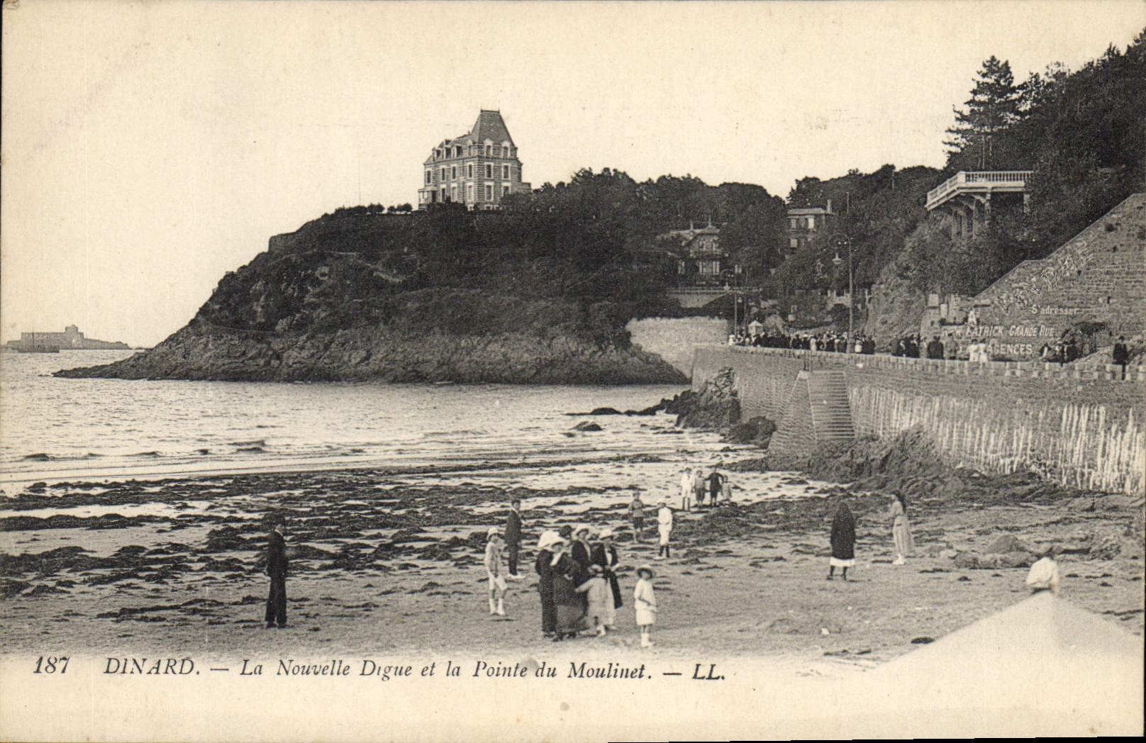 Dinard — Die Neue Digue und der Punkt Moulinet — LL. n°187