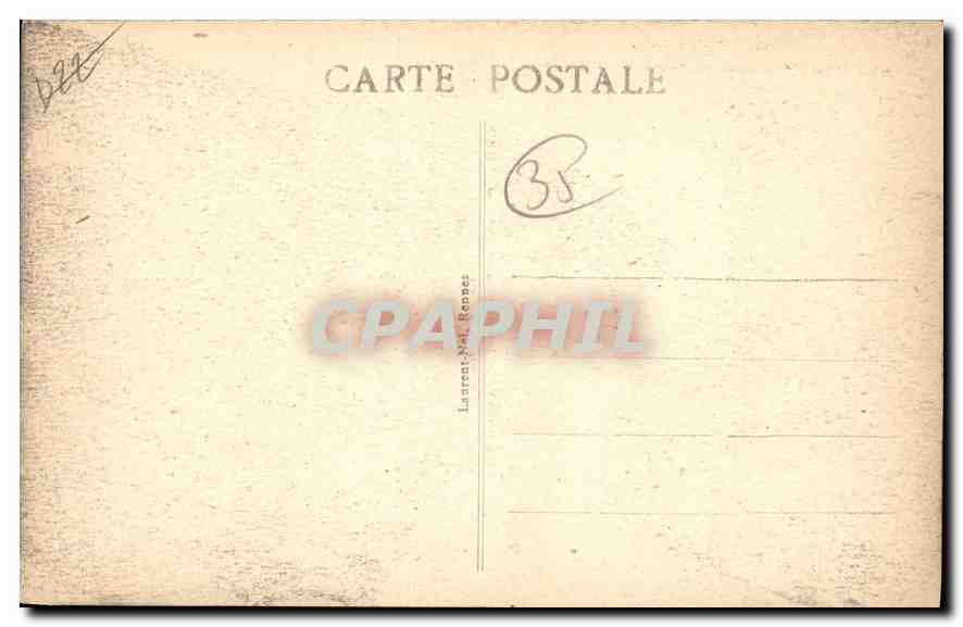 CPA Cote d'Emeraude Dinard Pointe et Promenade du Moulinet  — Verso