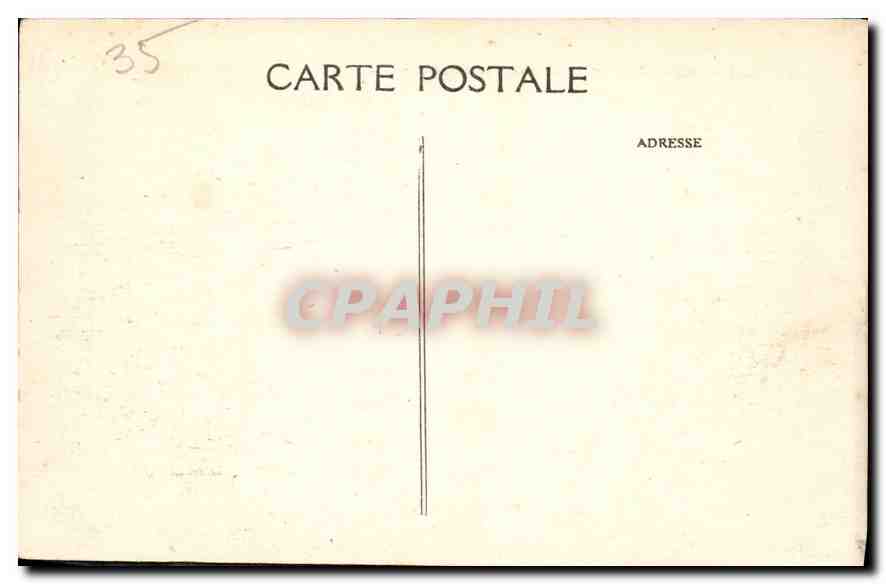 CPA Dinard La Pointe de la Malouine prise du chemin de ronde  — Rückseite