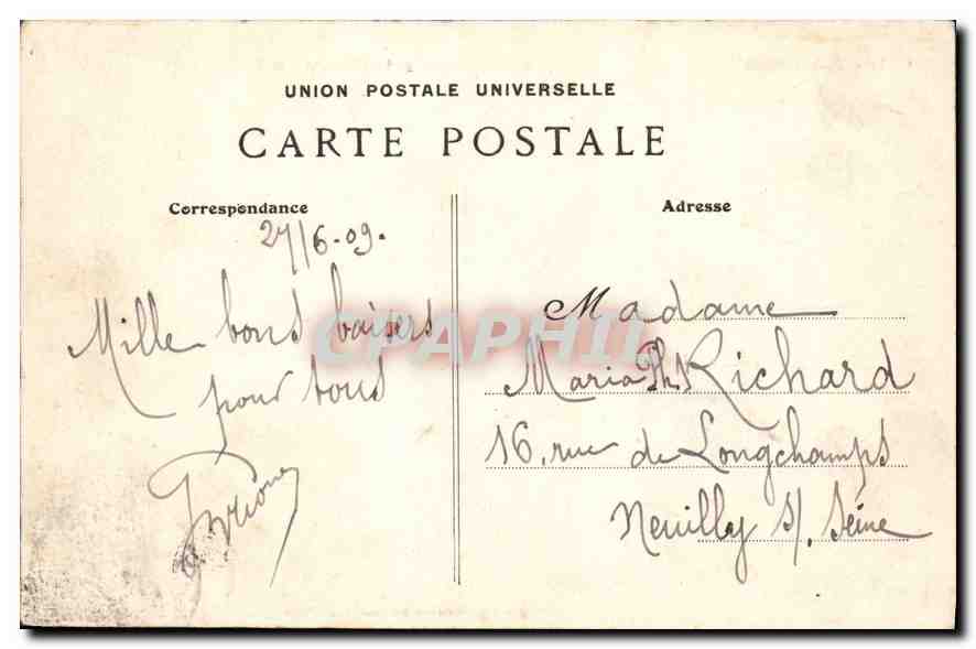 CPA Cote d'Emeraude Dinard La Malouine  — Rückseite