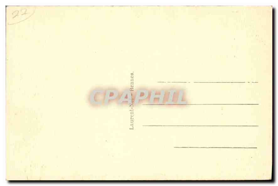 CPA Dinard Chemin de ronde de la Malouine  — Rückseite