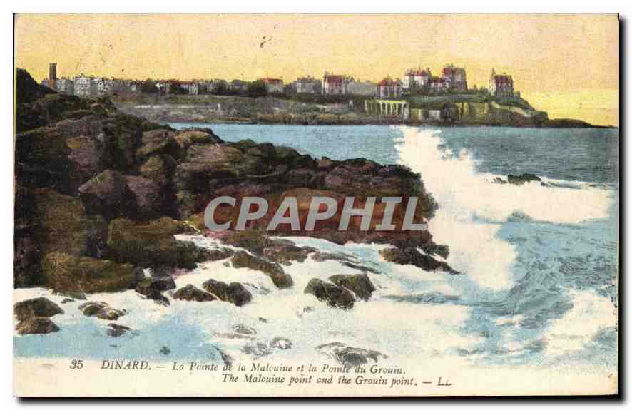 Dinard — La Pointe de la Malouine et la Pointe du Grouin — LL n°35