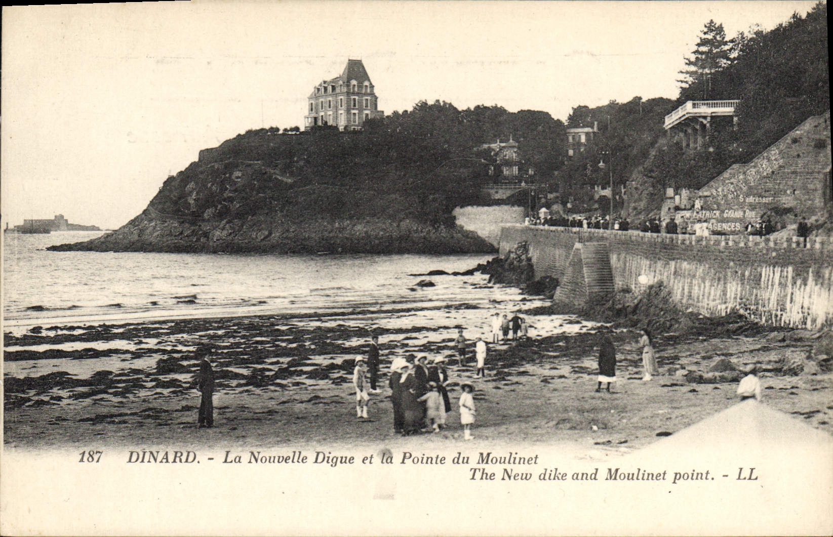 Dinard - Die Neue Digue und die Pointe du Moulinet — Verlag LL, n° 187