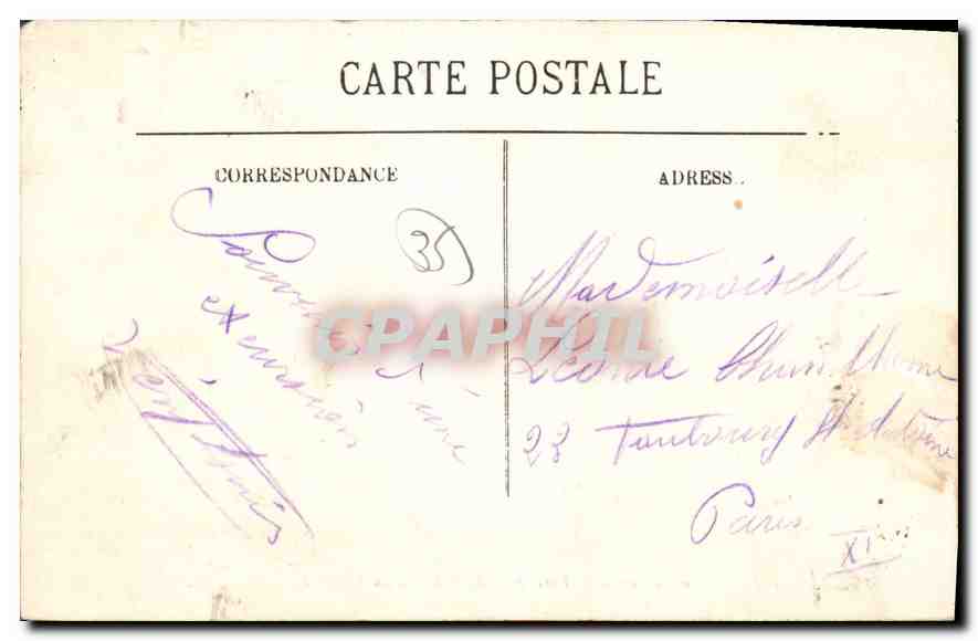 CPA Dinard L'Embouchure de la Rance prise de la Pointe du Moulinet  — Verso