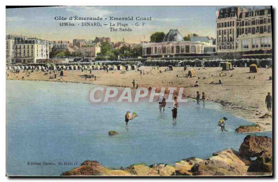 CPA Cote d'Emeraude Dinard La Plage 