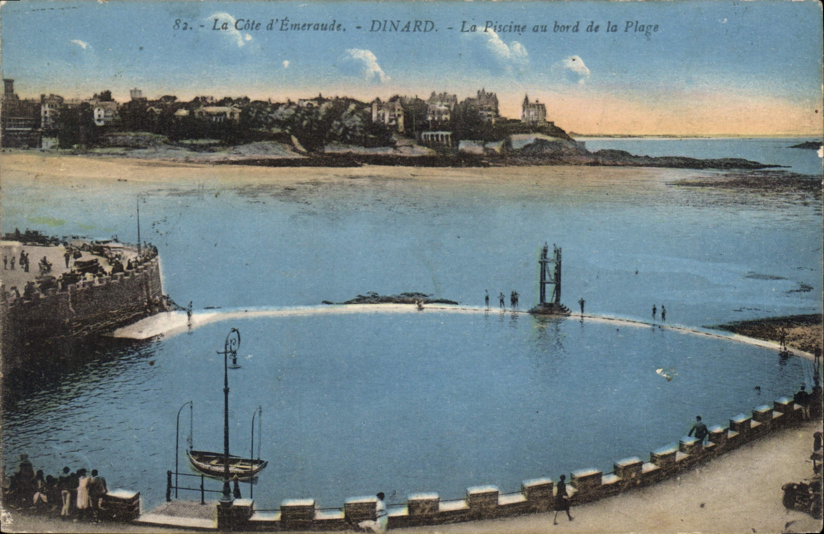 La Côte d'Émeraude - DINARD - La Piscine au bord de la Plage