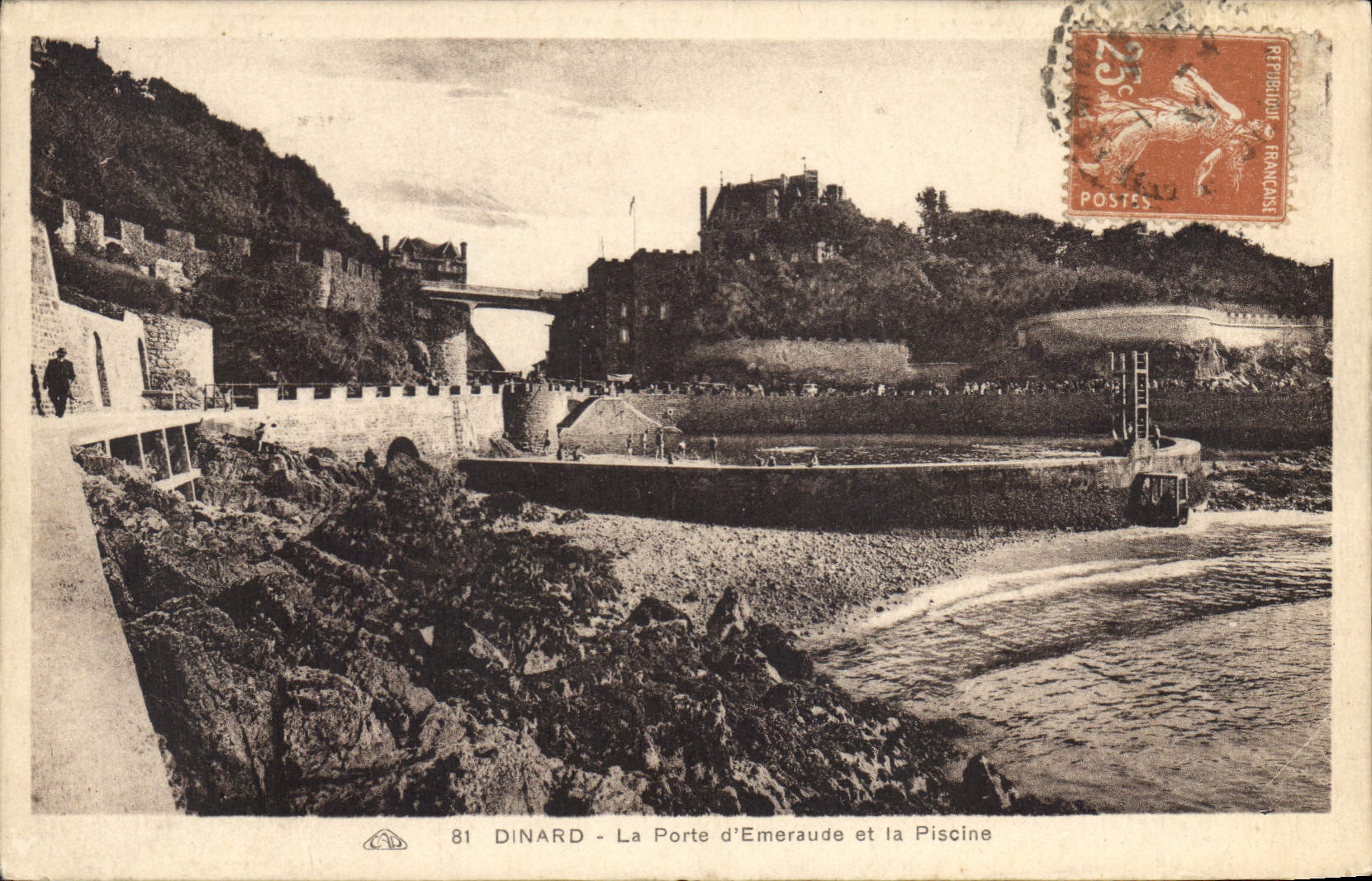 Dinard - La Porte d'Émeraude et la Piscine — éditeur anonyme, n° 81