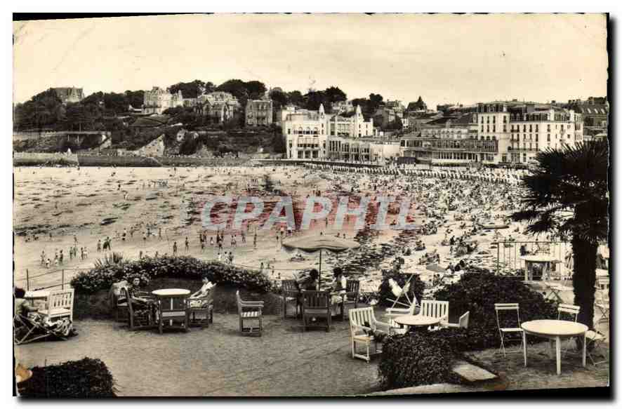 CPA Dinard Promenade du Clair de Lune et vue sur la Rance