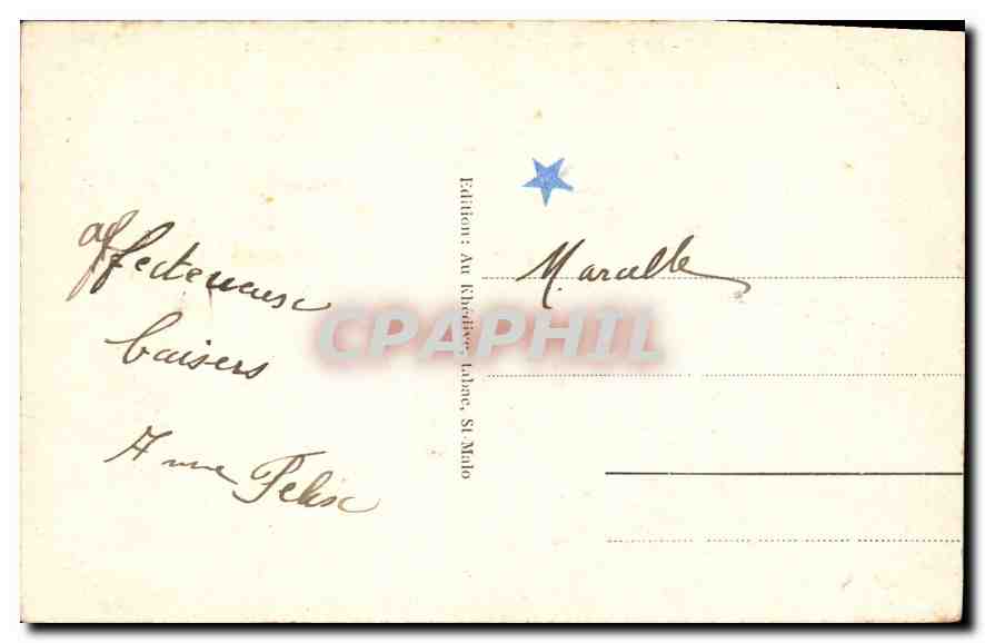 CPA Dinard La Promenade des Allies et la Pointe du Moulinet  — Rückseite
