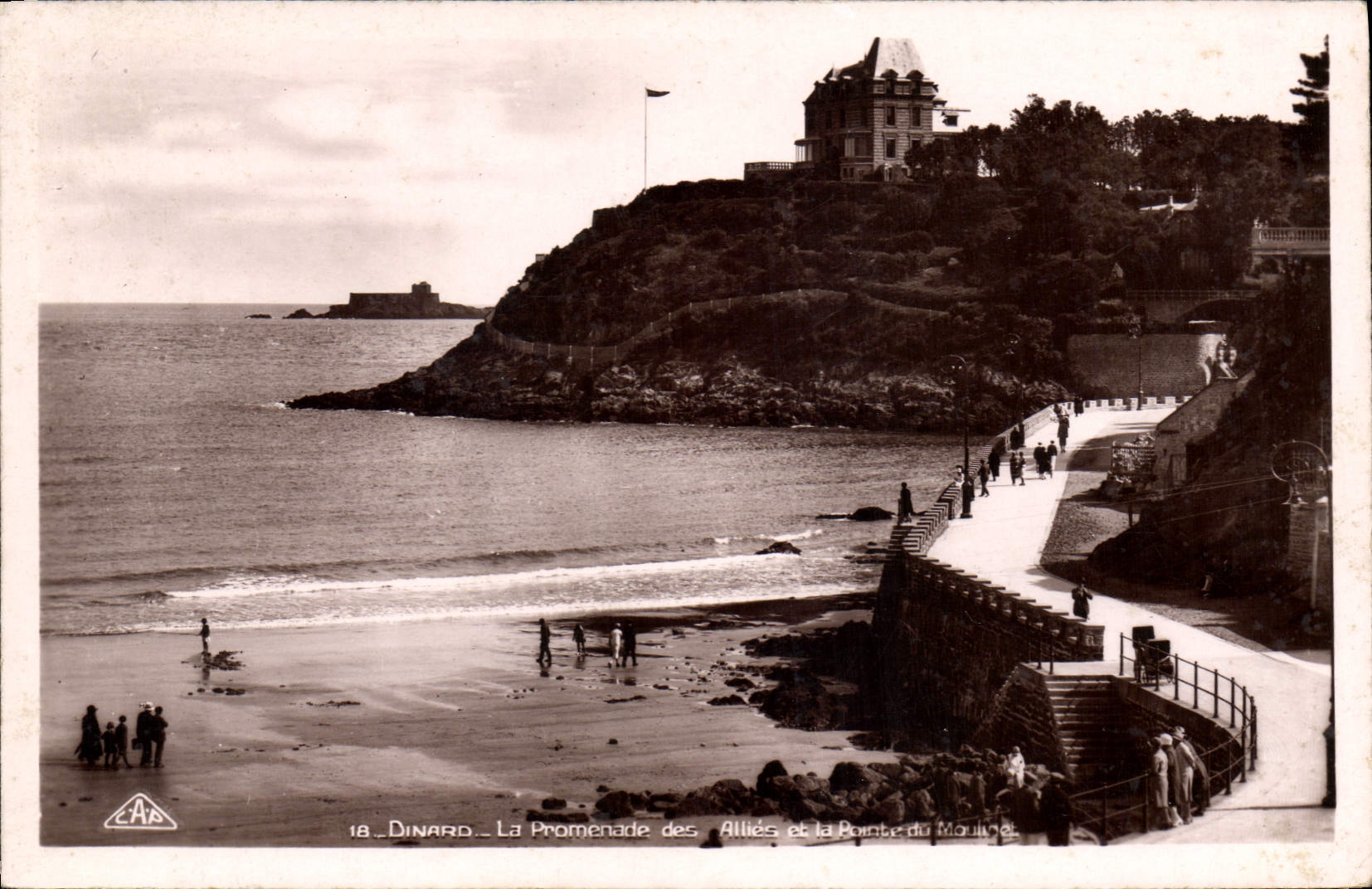 Dinard — La Promenade des Alliés et la Ponte du Mouriget — C.A.P. n°18