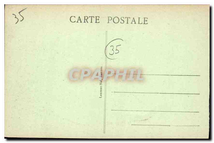 Dinard — Vue d'ensemble sur la Plage — Côte d'Émeraude, série 2720 — Verso