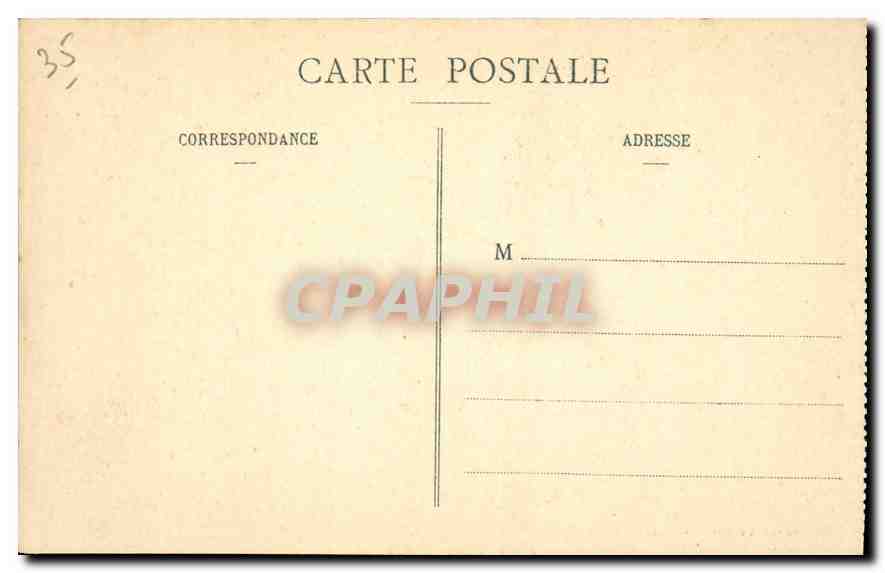 CPA Cote d'Emeraude Dinard La Malouine  — Rückseite