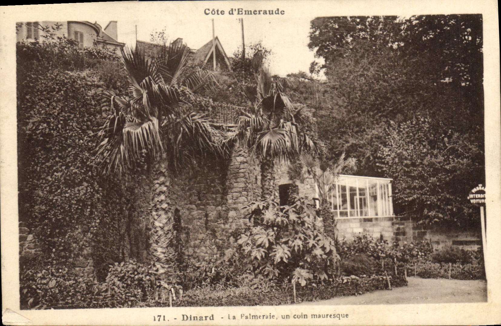 Dinard - Die Palmeraie, ein maurischer Winkel — Küste der Smaragden, Nr. 171