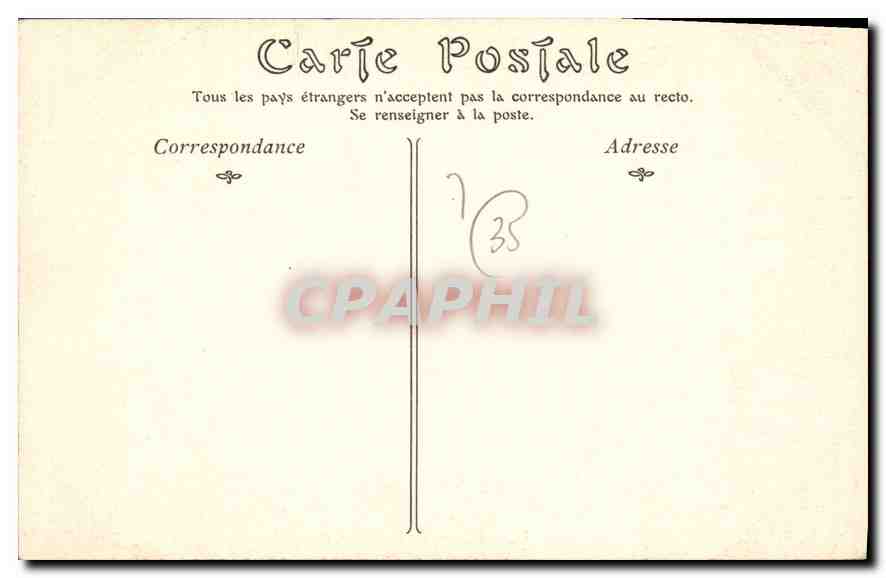 CPA Dinard La Plage  — Verso