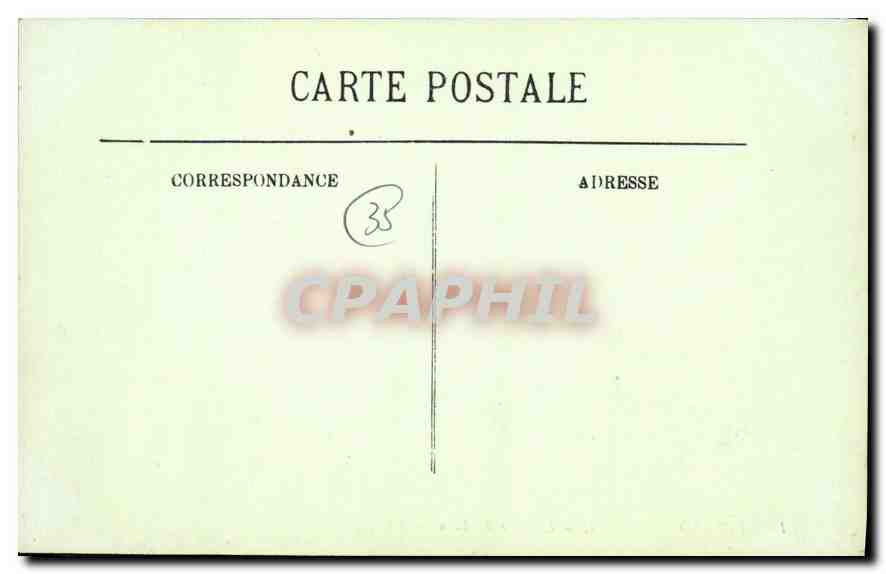 CPA Dinard La Plage L'Heure du Bain  — Rückseite