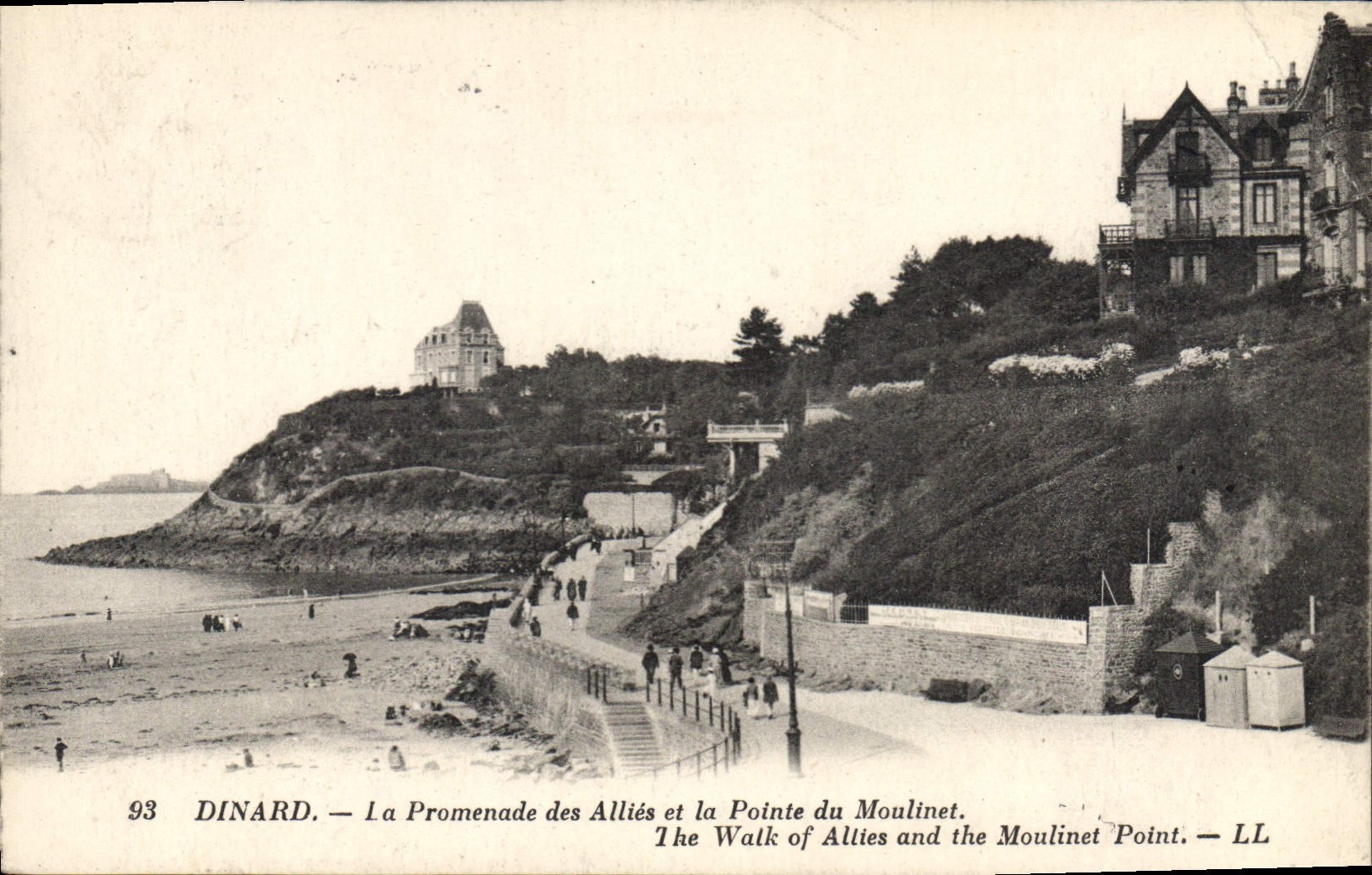 Dinard — La Promenade des Alliés et la Pointe du Moulinet — LL