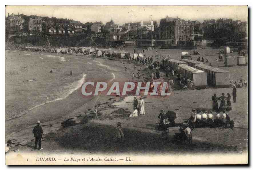 CPA Dinard La Plage et l'Ancien Casino 