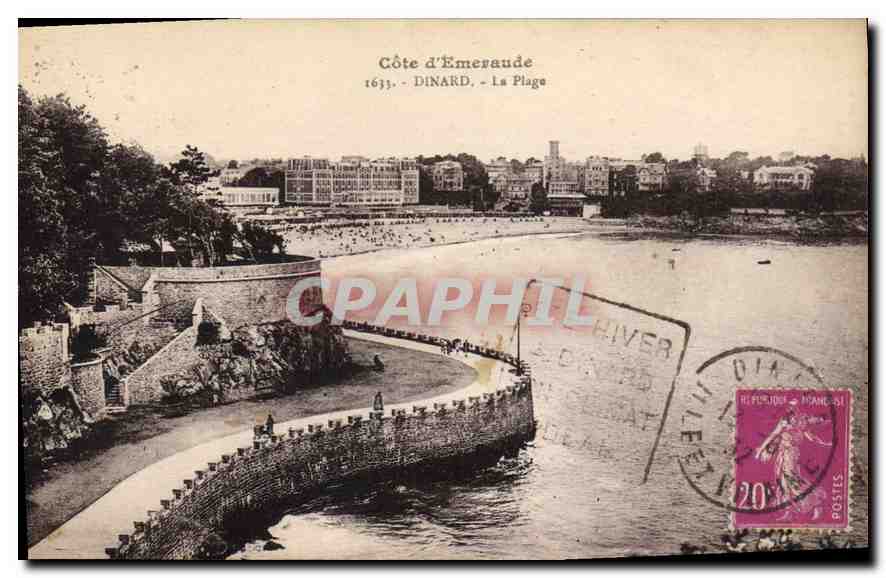 CPA Cote d'Emeraude Dinard La Plage 