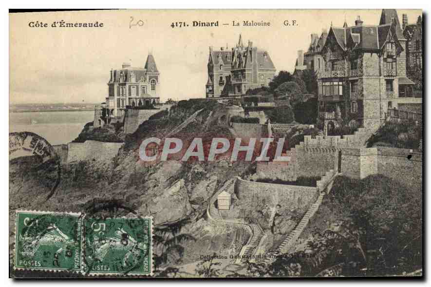 CPA Cote d'Emeraude Dinard La Malouine 