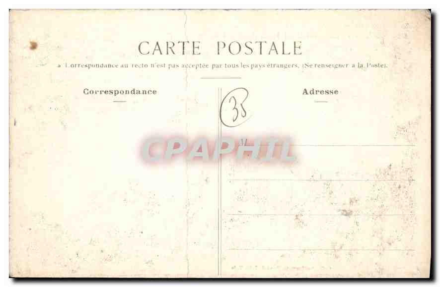 CPA Cote d'Emeraude Dinard Le Grand Hotel Royal et le Palais de Cristal  — Rückseite