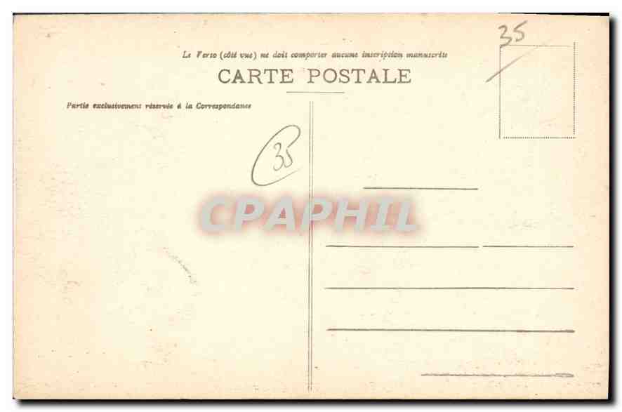 CPA Cote d'Emeraude Dinard La Plage  — Rückseite
