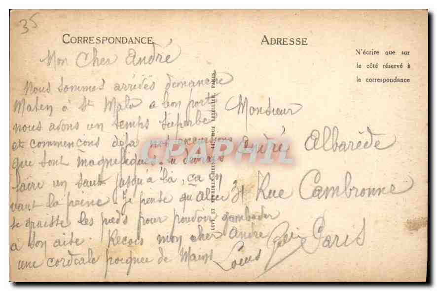 Dinard - Bric à Brac — LL, n° 119 — Rückseite